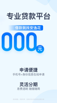 马上消费安逸花