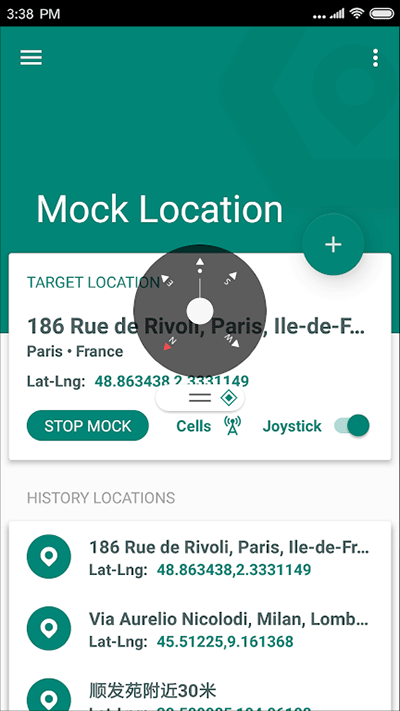 Fake Location虚拟位置APP