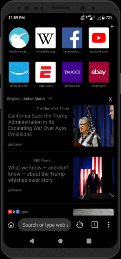 kiwibrowser浏览器APP