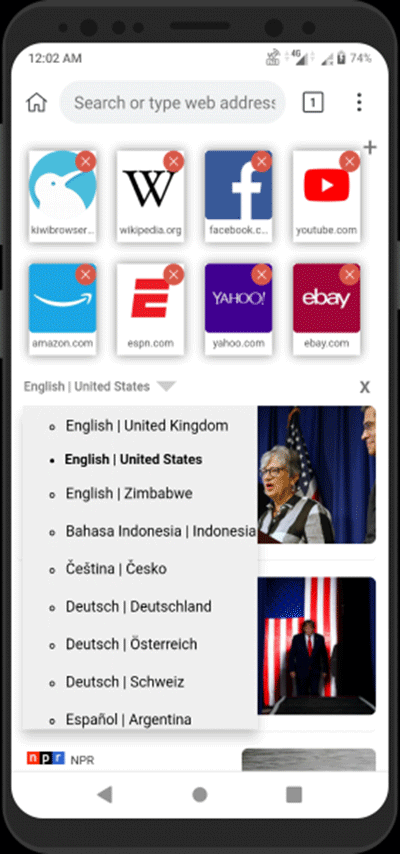 kiwibrowser浏览器APP