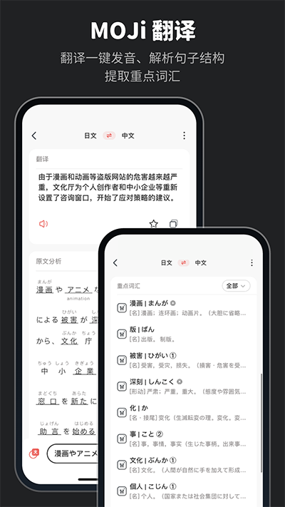 MOJi辞書APP日语词典