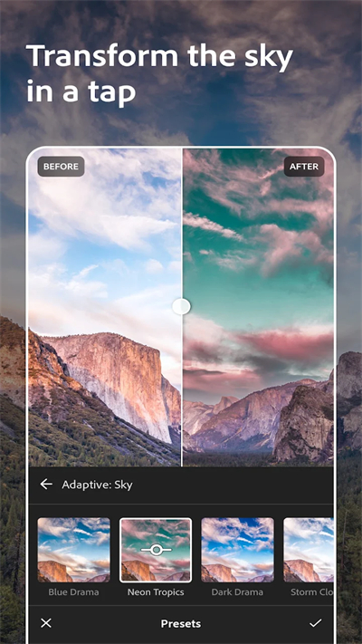 Adobe Lightroom手机修图神器