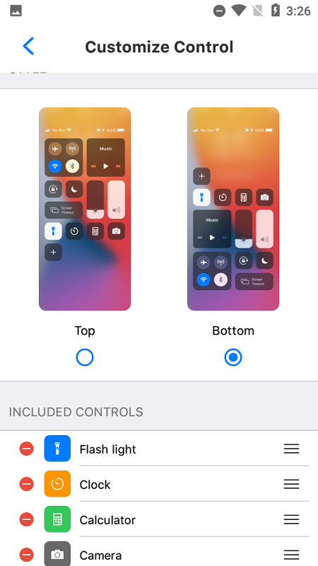 IOS16控制中心