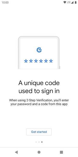 谷歌身份验证器APP
