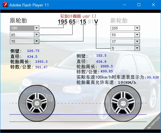 轮胎升级改装计算器2025最新版