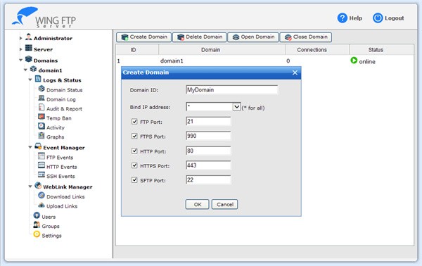 Wing FTP Server