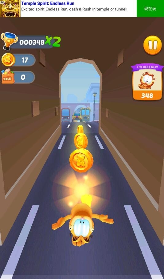 加菲猫跑酷无限金币钻石版