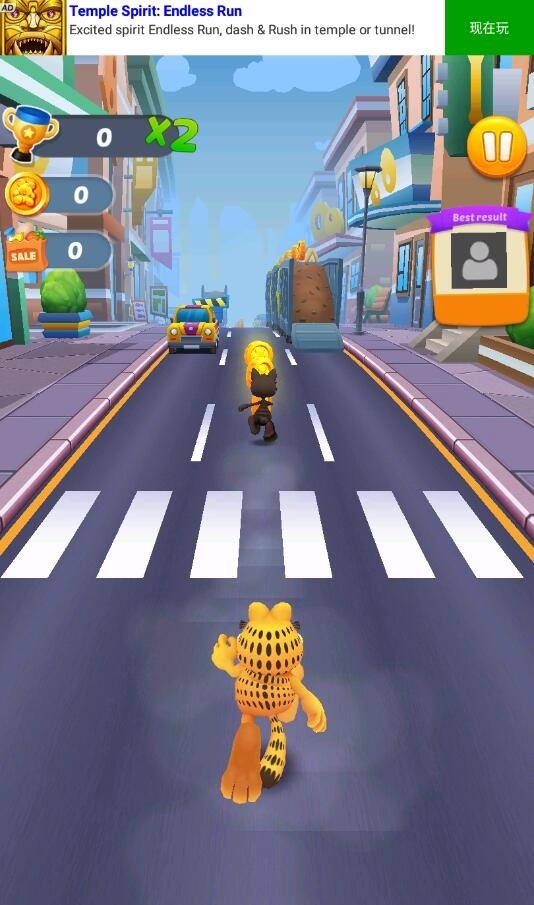 加菲猫跑酷无限金币钻石版