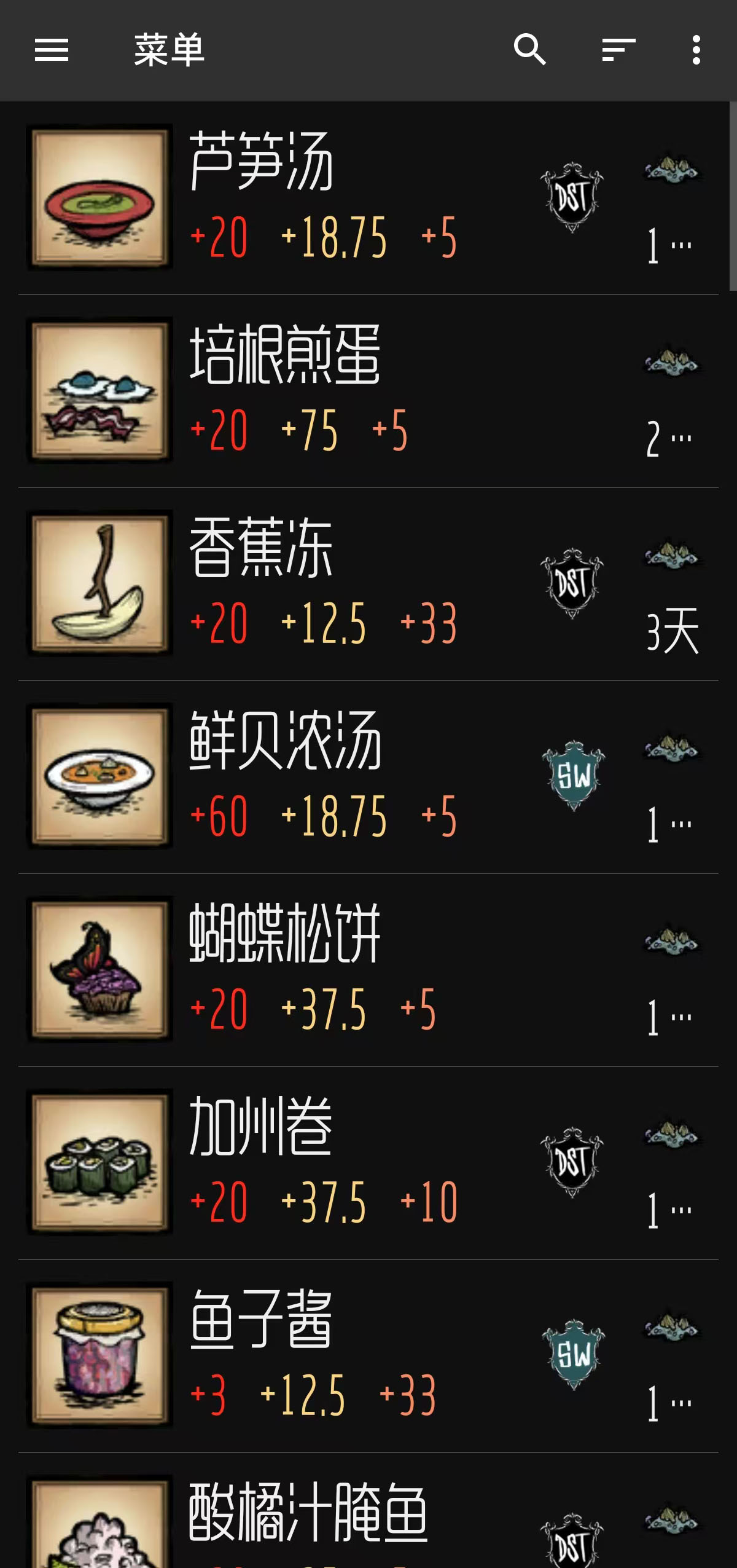饥荒烹饪模拟器中文版