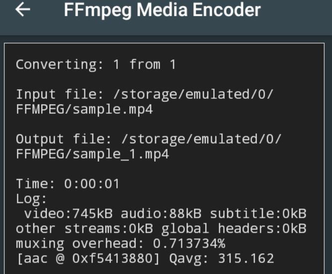 FFmpeg视频编辑处理软件