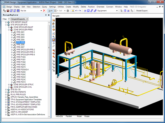PDMS(Plant Design Management System)三维设计工具