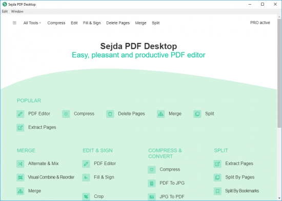 Sejda PDF Desktop(无视签名)