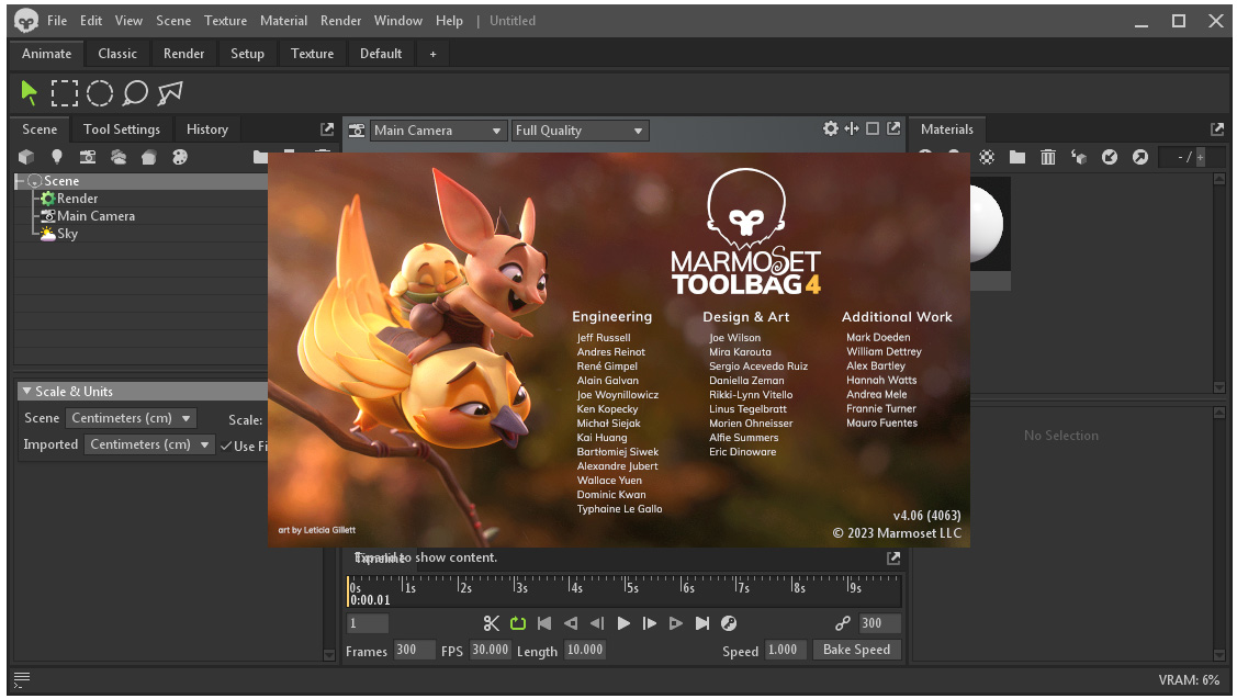 八猴渲染器4(Marmoset Toolbag4)
