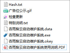 杏雨梨云启动维护系统