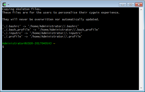 Cygwin(UNIX模拟环境)