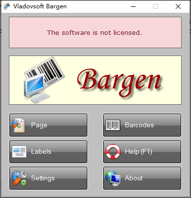 Vladovsoft Bargen条形码生成器