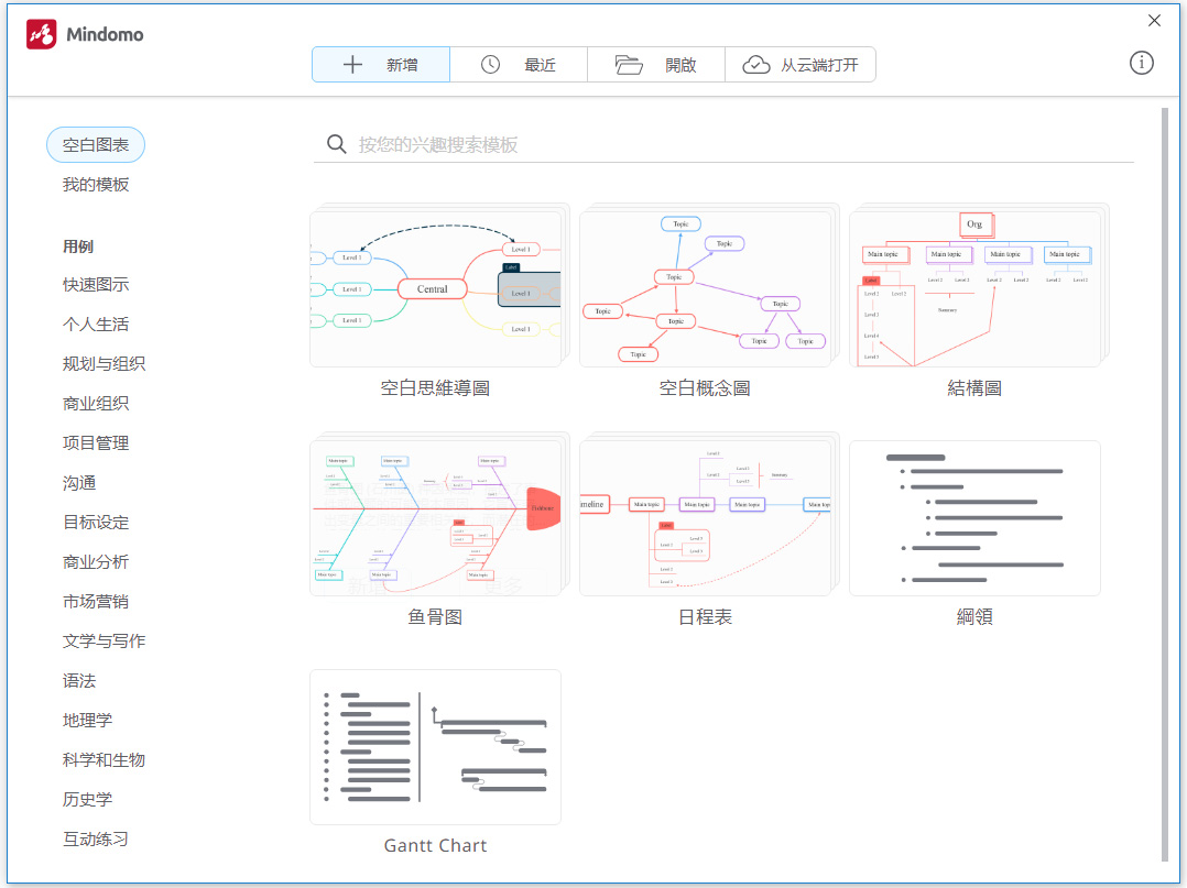 Mindomo思维导图