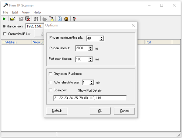 Free IP Scanner(局域网ip扫描工具)