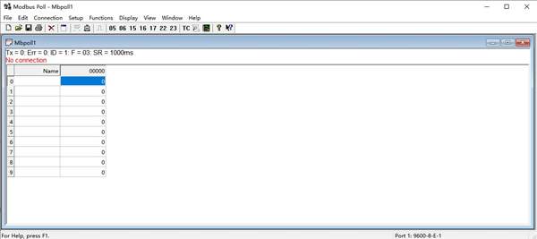 Modbus Poll(Modbus模拟器)