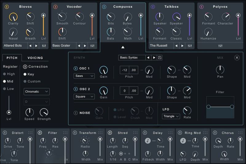 iZotope VocalSynth电音人声合成器