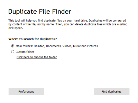 Duplicate Finder重复文件查找工具