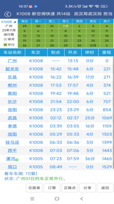 路路通时刻表APP