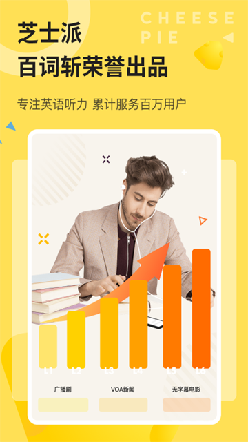 芝士派英语听力app