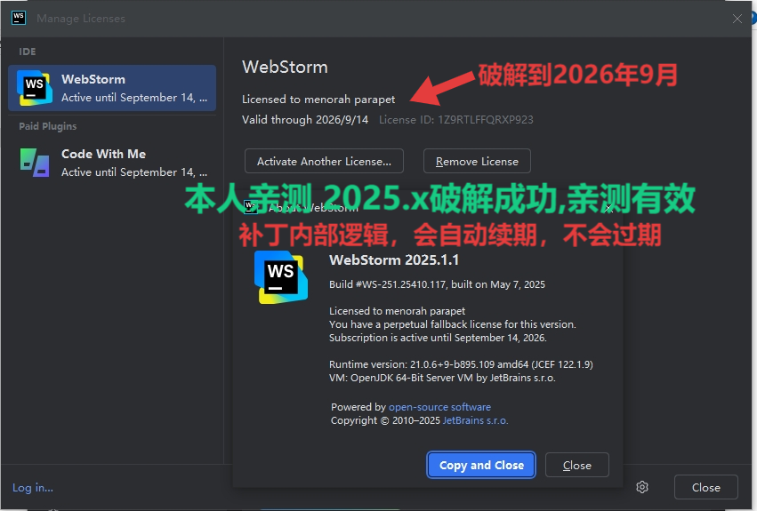 Jetbrains WebStorm 2026破解版