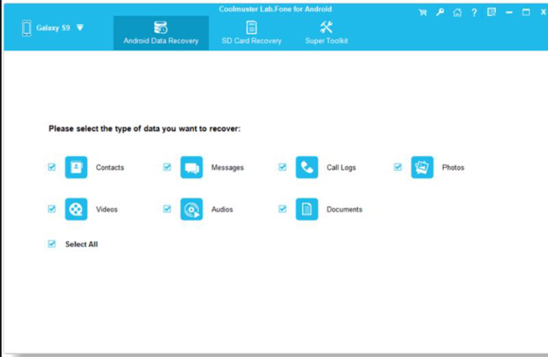 Coolmuster Lab. Fone for Android手机数据恢复软件