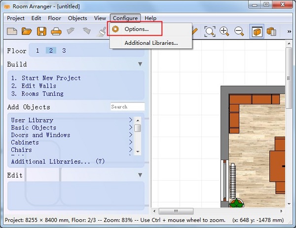 Room Arranger室内设计工具