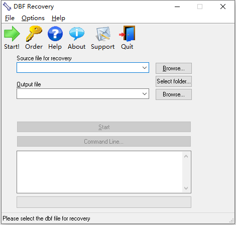 DBF Recovery文件修复软件
