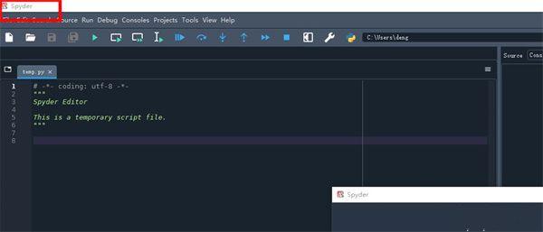 Spyder编程软件