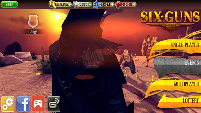 六发左轮无限金币无限徽章版