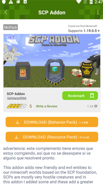 Minecraft Addons APP