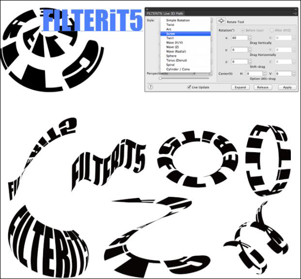 FILTERiT5(Illustrator变形软件)