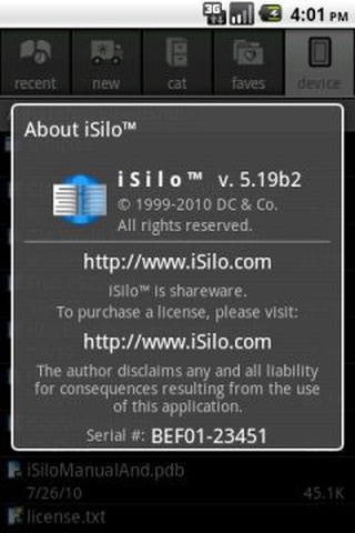 iSilo阅读器